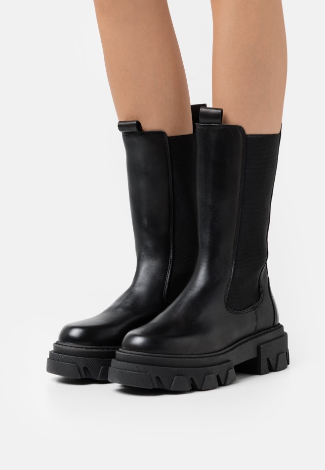 Bottes Plateformes Noires Gabor | Exclusif